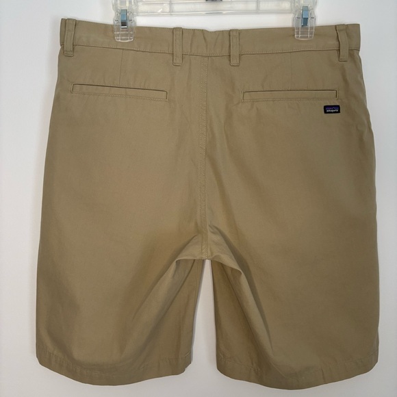 PATAGONIA | Khaki Gorpcore Collegiate Preppy Cotton Hiking Shorts | Size 33 - Picture 2 of 5